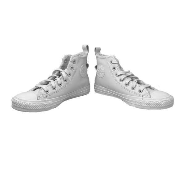 Converse Chuck Taylor All Star Lined Leather Cozy Latest Fashion - Picture 4 of 8